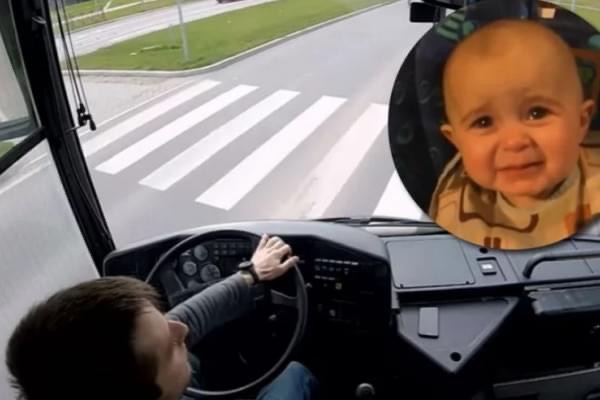 Beba je plakala bez prestanka u autobusu, kada vidite šta je vozač uradio, ostaćete bez teksta