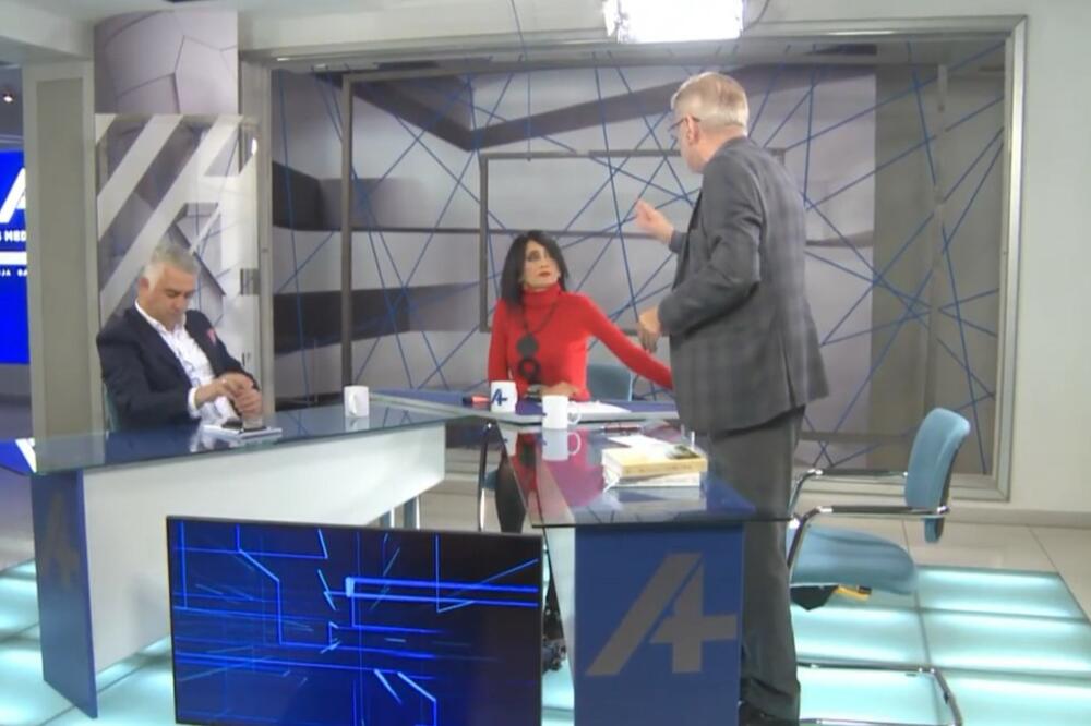 HAOS NA CRNOGORSKOJ TELEVIZIJI: Gost urlao da Milo Đukanović mora da pobedi, vređao voditeljku da je neprijatelj Crne Gore! VIDEO