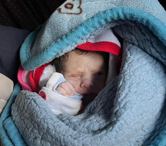 Objavljena fotografija bebe iz Gaze rođene na Novu godinu