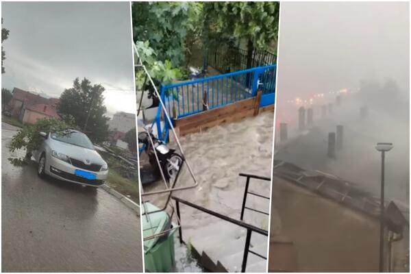 APOKALIPTIČNE SCENE! LJUDI POVREĐENI, VOZILA RAZLUPANA, BUJICE Pogledajte posledice stravičnog nevremena!